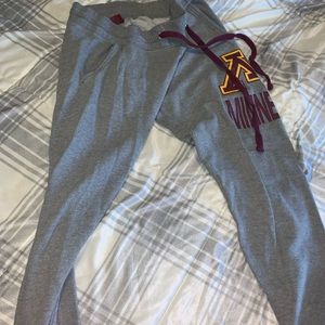 Minnesota Gopher Sweatpants Size Medium